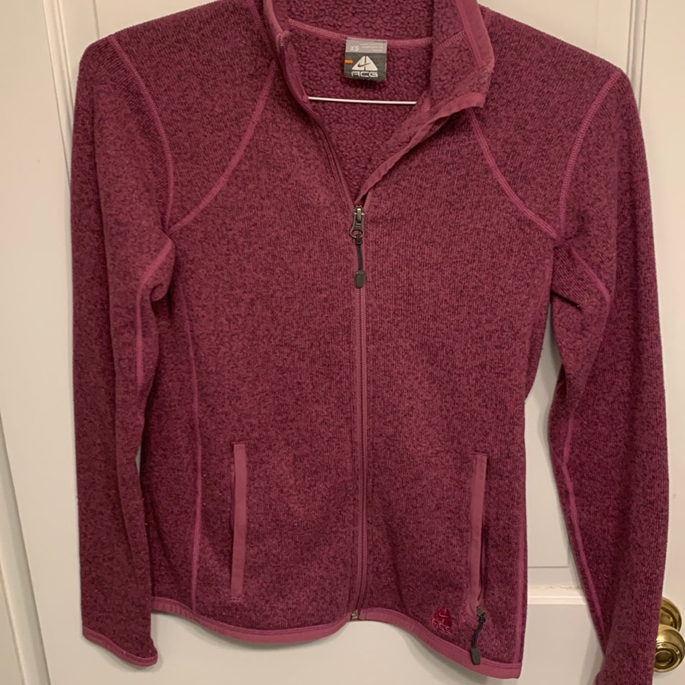Nike ACG women’s XS purple zip up jacket